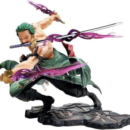 Zoro Três Espadas One Piece Action Figure