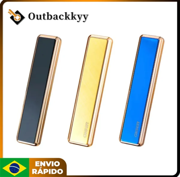Isqueiro Elétrico Premium USB, Fino e sem Gás - Image 4